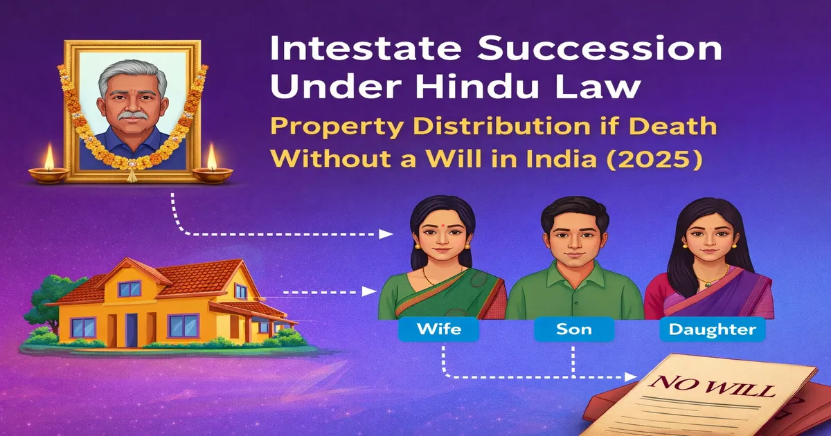 ವಿಲ್ ಇಲ್ಲದೆ ತೀರಿಕೊಂಡರೆ