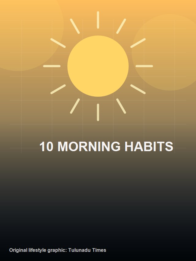 Morning sunrise lifestyle Kannada web story graphic