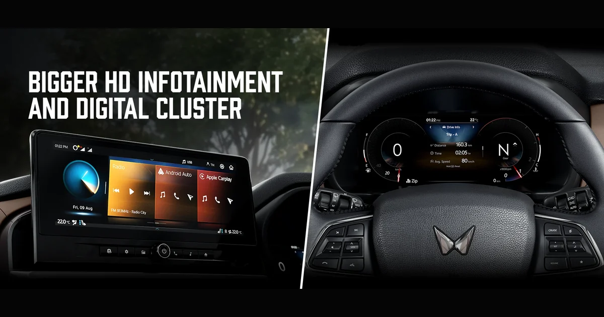 ಹೊಸ Mahindra Scorpio-N 12.29-inch infotainment ಮತ್ತು 10.25-inch digital cluster