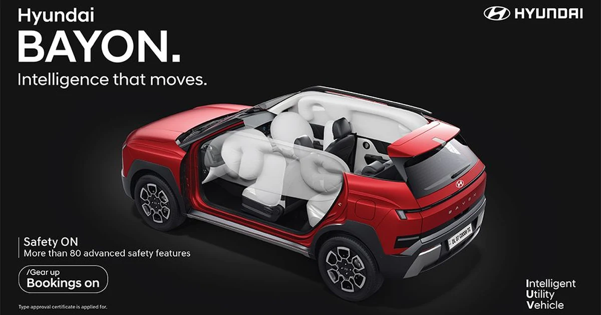 Hyundai Bayon 2026 India ಕೆಂಪು SUV ಅಧಿಕೃತ ಚಿತ್ರ